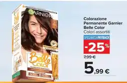 Carrefour Market Colorazione Permanente Garnier Belle Color offerta