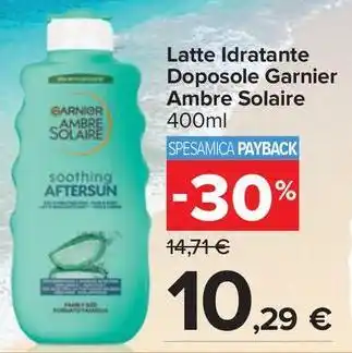 Latte Idratante Doposole Garnier Ambre Solaire