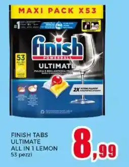 Happy Casa Finish tabs ultimate all in 1 lemon offerta