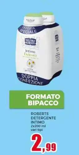 Happy Casa Roberts detergente intimo offerta