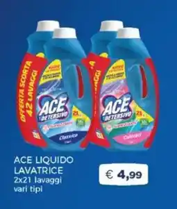 Happy Casa Ace liquido lavatrice offerta