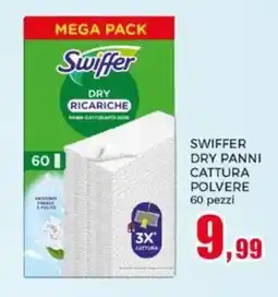 Happy Casa Swiffer dry panni cattura polvere offerta