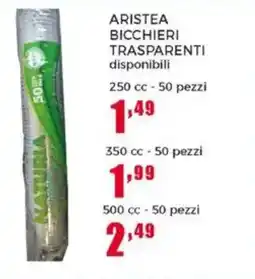 Happy Casa Aristea bicchieri trasparenti offerta