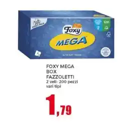 Happy Casa Foxy mega box fazzoletti offerta