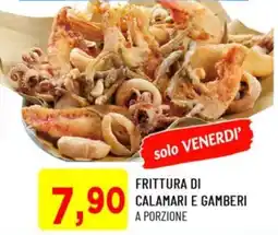 DPiù Frittura di calamari e gamberi offerta