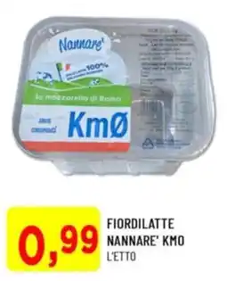 DPiù Fiordilatte NANNARE' KMO offerta