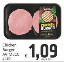 Paghi Poco Chicken Burger AVIMECC offerta