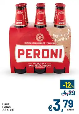 Qui Discount Birra Peroni offerta