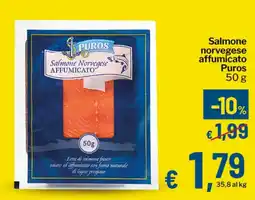 Qui Discount Salmone norvegese affumicato Puros offerta