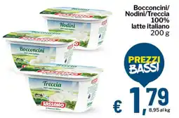 Qui Discount Bocconcini/ Nodini/Treccia 100% latte italiano offerta