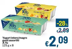 Qui Discount Yogurt intero/magro A-Yo offerta