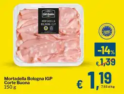 Qui Discount Mortadella Bologna IGP Corte Buona offerta