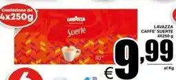 DEM Lavazza caffe' suerte offerta