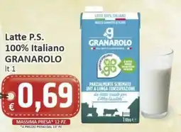 Paghi Poco Latte P.S. 100% Italiano GRANAROLO offerta