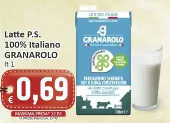 Paghi Poco Latte P.S. 100% Italiano GRANAROLO offerta