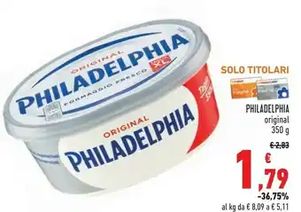 Conad Philadelphia classico 350 g(ml) offerta