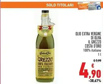 Conad Olio extra vergine di oliva il grezzo offerta