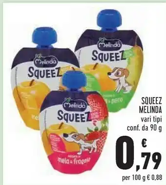 Conad Squeez mela golden 90 g(ml) offerta