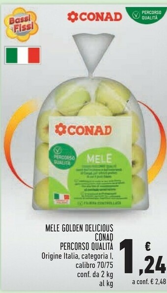 Conad Conad mele golden delicious percorso qualità offerta