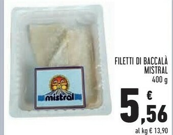 Conad Filetti di baccalà offerta