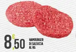 Netto Supermercati Hamburger di salsiccia offerta