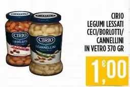 Netto Supermercati Cirio legumi lessati ceci/borlotti/ cannellini in vetro offerta