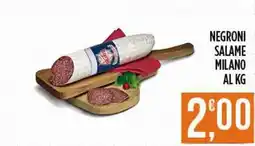 Netto Supermercati Negroni salame milano offerta