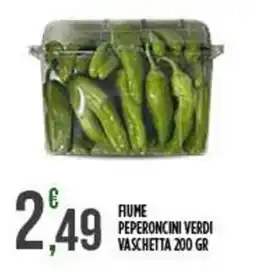 Netto Supermercati Rume peperoncini verdi vaschetta offerta