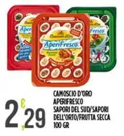 Netto Supermercati Camoscio d'oro aperifresco sapori del sud/sapori dell'orto/frutta secca offerta