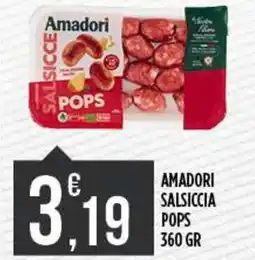 Netto Supermercati Amadori salsiccia pops offerta