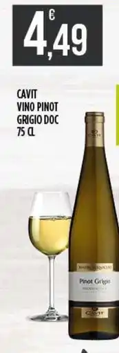 Netto Supermercati Cavit vino pinot grigio DOC offerta