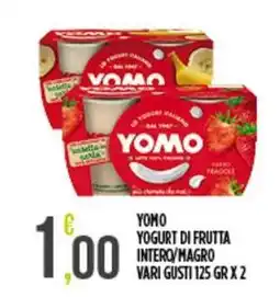 Netto Supermercati Yomo yogurt di frutta intero/magro offerta