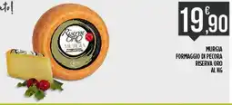 Netto Supermercati Murgia formaggio di pecora riserva oro offerta