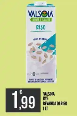 Netto Supermercati Valsoia rys bevanda di riso offerta