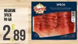 Netto Supermercati Negroni speck offerta