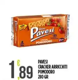 Netto Supermercati Pavesi cracker arricchiti pomodoro offerta
