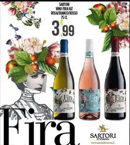 Netto Supermercati Sartori vino fira igt rosa/bianco/rosso offerta