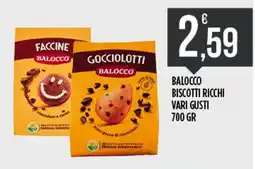 Netto Supermercati Balocco biscotti BALOCCO BISCOTTI RICCHI VARI GUSTI 700 GR offerta
