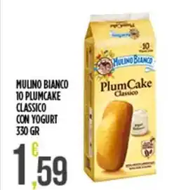 Netto Supermercati Mulino bianco 10 plumcake classico con yogurt offerta