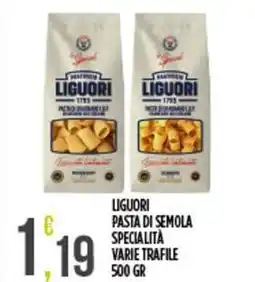 Netto Supermercati Liguori pasta di semola specialità offerta