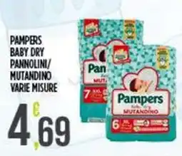 Netto Supermercati Pampers baby dry pannolini/ mutandino offerta