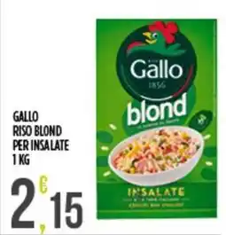 Netto Supermercati Gallo riso blond per insalate offerta