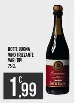 Netto Supermercati Botte buona vino frizzante offerta