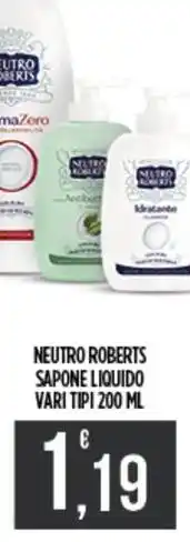 Netto Supermercati Neutro roberts sapone liquido offerta
