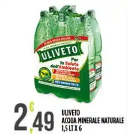 Netto Supermercati Uliveto acqua minerale naturale offerta