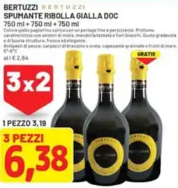 DPiù Bertuzzi spumante ribolla gialla doc offerta