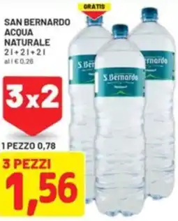 DPiù San bernardo acqua naturale offerta