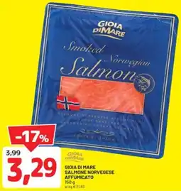 DPiù Gioia di mare salmone norvegese affumicato offerta