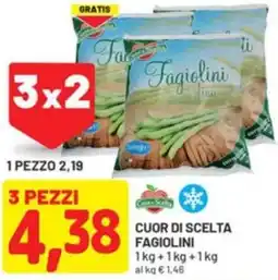 DPiù Cuor di scelta fagiolini offerta