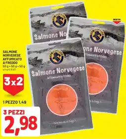 DPiù Salmone norvegese affumicato a freddo offerta